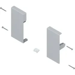 Blum TANDEMBOX Fronthalter, Höhe K, für Innenschubkasten, links/rechts, für TANDEMBOX antaro, weissgrau