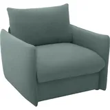 DOMO collection Sessel »700023 wandelbar zum Loungesessel, Relaxliege und Gästebett«, Schlaffunktion, Federkern, stabile Liegefläche ca. 70 x 195 cm