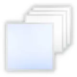 enovalite 4er Pack LED Panel 62x62cm Deckenleuchte 36W 3600lm 6000K Kaltweiß Rasterleuchte mit Philips Driver