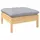 vidaXL Garten-Lounge-Set 8-tlg. grau Kiefernholz