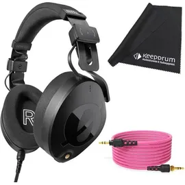 RØDE Microphones Rode NTH-100 Kopfhörer mit 2.4m Kabel Pink + keepdrum Tuch