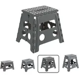 ARREGUI Kleiner Klapphocker 32 x 32 x 32 cm Grau