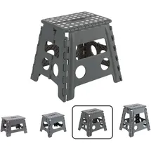 ARREGUI Kleiner Klapphocker 32 x 32 x 32 cm Grau