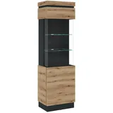 Die Möbelfundgrube Vitrine CORTE 60 x 0 x 0 cm Grau