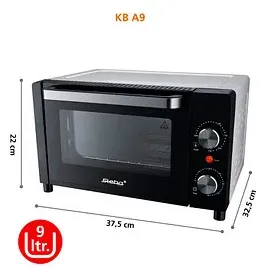 Steba Minibackofen KB A9« schwarz/silber