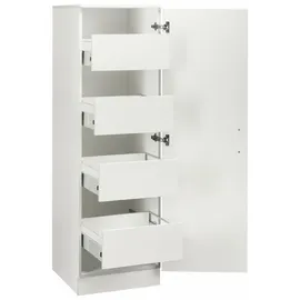 WIHO KÜCHEN Flexi Vorratsschrank 50 x 165 x 60 cm Weiß