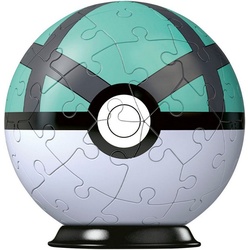 Ravensburger 3D-Puzzle Puzzle-Ball Pokémon Netzball, 54 Puzzleteile, Made in Europe bunt