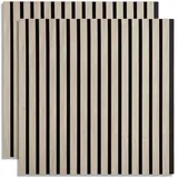 Homestyle4u Akustikpaneel Homestyle4u Grau 2 St. 60 x 60 x 2 cm