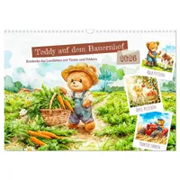 Calvendo Teddy auf dem Bauernhof - Entdecke das Landleben