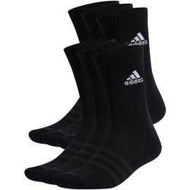 adidas Cushioned Sportswear Crew Socken 6er Pack black/white 43-45