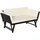 Outsunny Polyrattan Gartensofa 2-Sitzer Loungesofa braun