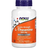 NOW Foods Double Strength L-Theanine 200 mg, 120 Kapseln