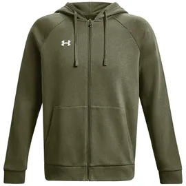 Under Armour Rival Fleece Kapuzenjacke Herren 390 marine od green/white L
