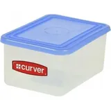 Curver 0,4L Frischhaltedose Lebensmittelbehälter Vorrats Gefrierdosen Lunchbox - Blau/Transparent