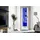 komodee Vitrine, Alessandria A1 Wotan/Weiß 60x192x42 cm,