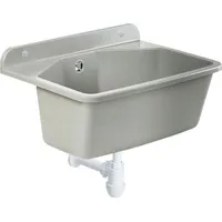 Kadax gospo Ausgussbecken mit Siphon, 46 x 37 x