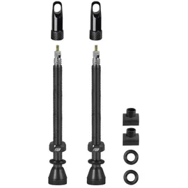 Force Fahrradzubehör Ventilsatz für Tubeless 2 x SV 80 mm schwarz