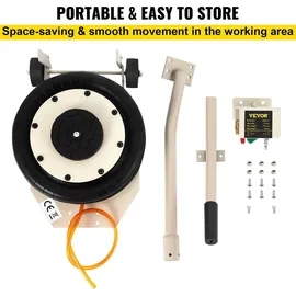 Vevor 5T Luftkissen Air Jack Wagenheber Pneumatisch, 400 mm Druckluft Luftringe