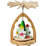 Richard Glässer Wärmespiel Schneemänner, vom Hersteller im Erzgebirge #1729