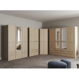 Priess Wäscheschrank Barcelona 94 x 193 x 54 cm Beige/Braun