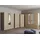 Priess Wäscheschrank Barcelona 94 x 193 x 54 cm Beige/Braun
