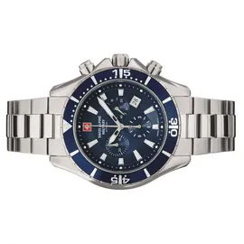 Swiss Alpine Military Nautilus Chrono Edelstahl 46 mm 7040.9135