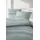 Hahn Haustextilien Mikrofaser Bettwäsche gestreift 135 x 200 cm grün/grau