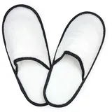 The One Towelling Unisex Frottee Schuhe Hausschuhe T1-Slipper white/black 42/44