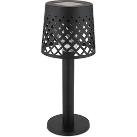 GLOBO Solarleuchte Kunststoff H 21,0 cm 3er Set schwarz