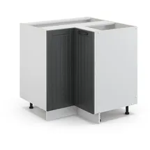 Vicco Eckunterschrank Fame-Line 80,5 x 51,6 x 82 cm Anthrazit
