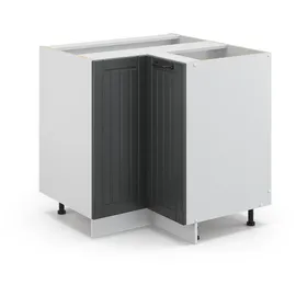 Vicco Eckunterschrank Fame-Line 80,5 x 51,6 x 82 cm Anthrazit