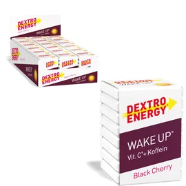 DEXTRO ENERGY Wake Up Black Cherry Traubenzucker 18 x 46 g