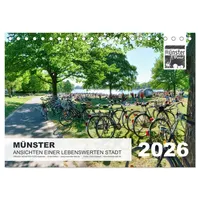 Calvendo MÜNSTER :: Ansichten einer lebenswerten Stadt (Tischkalender 2026
