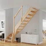 DOLLE Raumspartreppe Faro 243-299 cm Buche unbehandelt