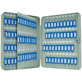 Q-Connect KF04275 Schlüsselschrank Pearl 140 Haken, grau