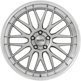 DOTZ Bilbao blaze 7,0 x 17 4 x 100 ET38 MB60,1 Silber