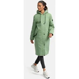 Marikoo Winterjacke "Ledalaa", Damen, Gr. S, grün (dusty jade), Obermaterial: 55% Polyester, 45% Nylon. Innenseite: 100% Polyester. Futter: 100% Polyester. Wattierung: 100% Polyester, Jacken Winterjacke, mit großer Kapuze