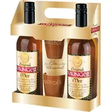 Original Wikinger Met im Geschenkset | 2x0,75L inkl. 2 Becher | Honigwein aus der Wikingerland Haithabu| Fruchtig aromatisch | Das Original