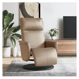 vidaXL Relaxsessel mit Fußteil Kunstleder 56,1 x 105 x 86,6 cm Braun