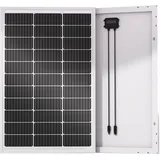 ECO-WORTHY 100W Solarpanel Monokristallines, 12V Solarmodul mit Aluminiumrahmen, Geeignet für 12V Batterien Boot, Wohnmobile, Gartenhäuse, Haus