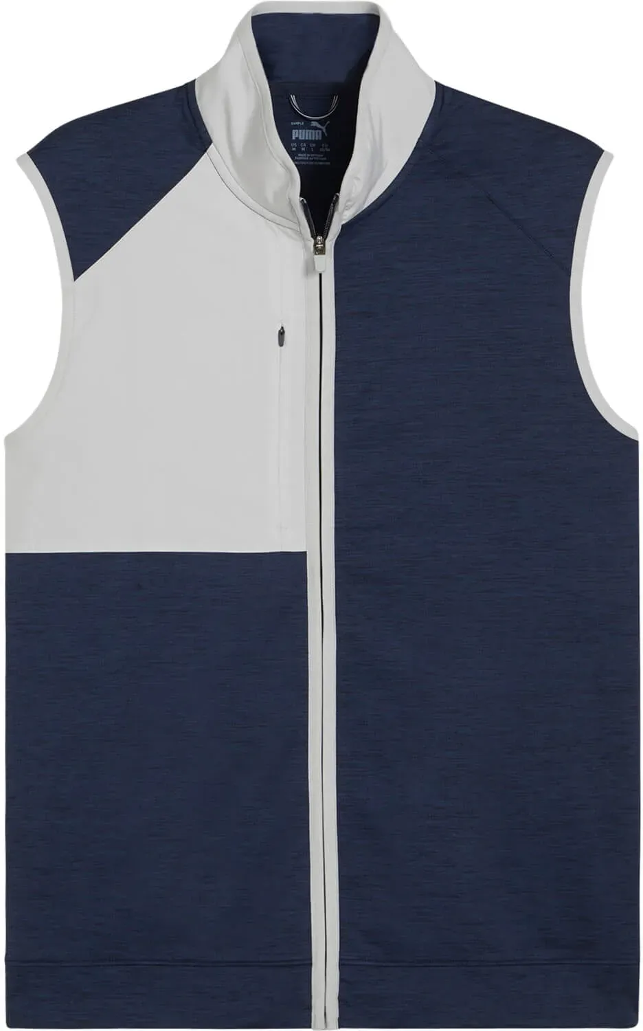 Puma Weste Cloudspun, blau/grau