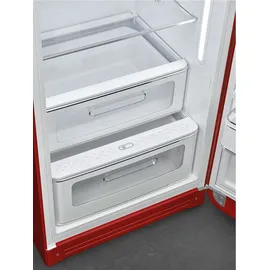 Smeg FAB28RRD6 Retro-Kühlschrank (270 l, 1530 mm hoch, Rot)