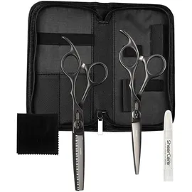 Olivia Garden Xtreme Matt Black 2er Scherenset