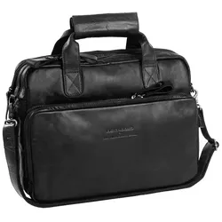 The Chesterfield Brand Wax Pull Up Fahrradtasche 40 cm black