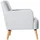 Paperflow Sessel Brooks Polyester 62 x 79 x 62 cm Grau