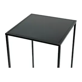 DanDiBo Ambiente Blumenhocker 96312 2er Set 40 x 40 cm Schwarz