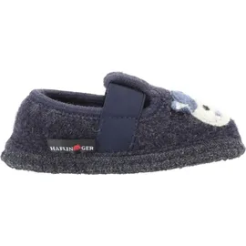 HAFLINGER Slipper Blau 30
