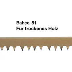 Ersatzsägeblatt Bahco Nr. 51 für trockenes Holz