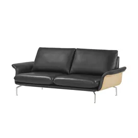 Nils Olsen Sofa Leder 3-Sitzer Schwarz
