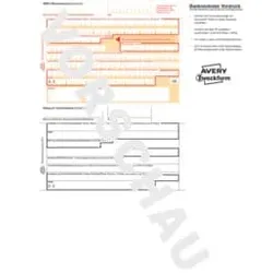 AVERY ZWECKFORM PC Formular SEPA-Überweisung A4 200Bl 2817-200
